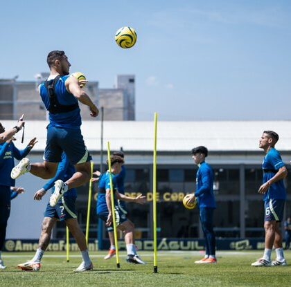 Entrenamiento América en Coapa previo a enfrentar a Toluca