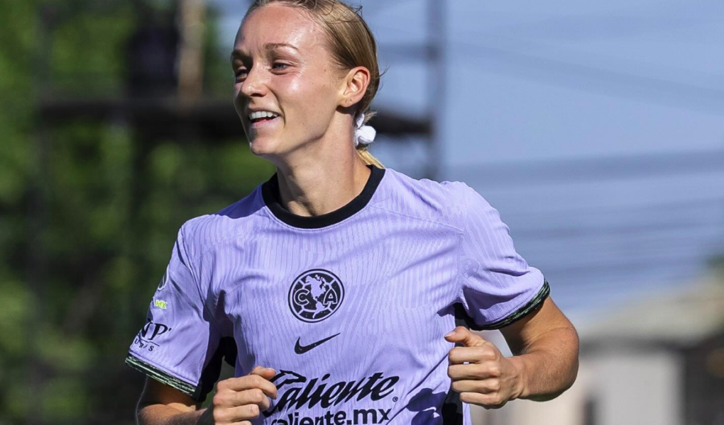 Sarah Luebbert no piensa por ahora en la Selección Mexicana y se enfoca en América. FOTO: Club América Femenil